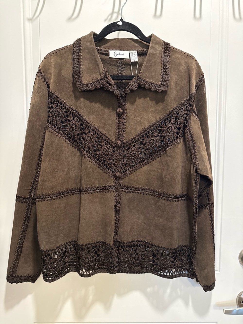 Bnwt Carducci suede jacket